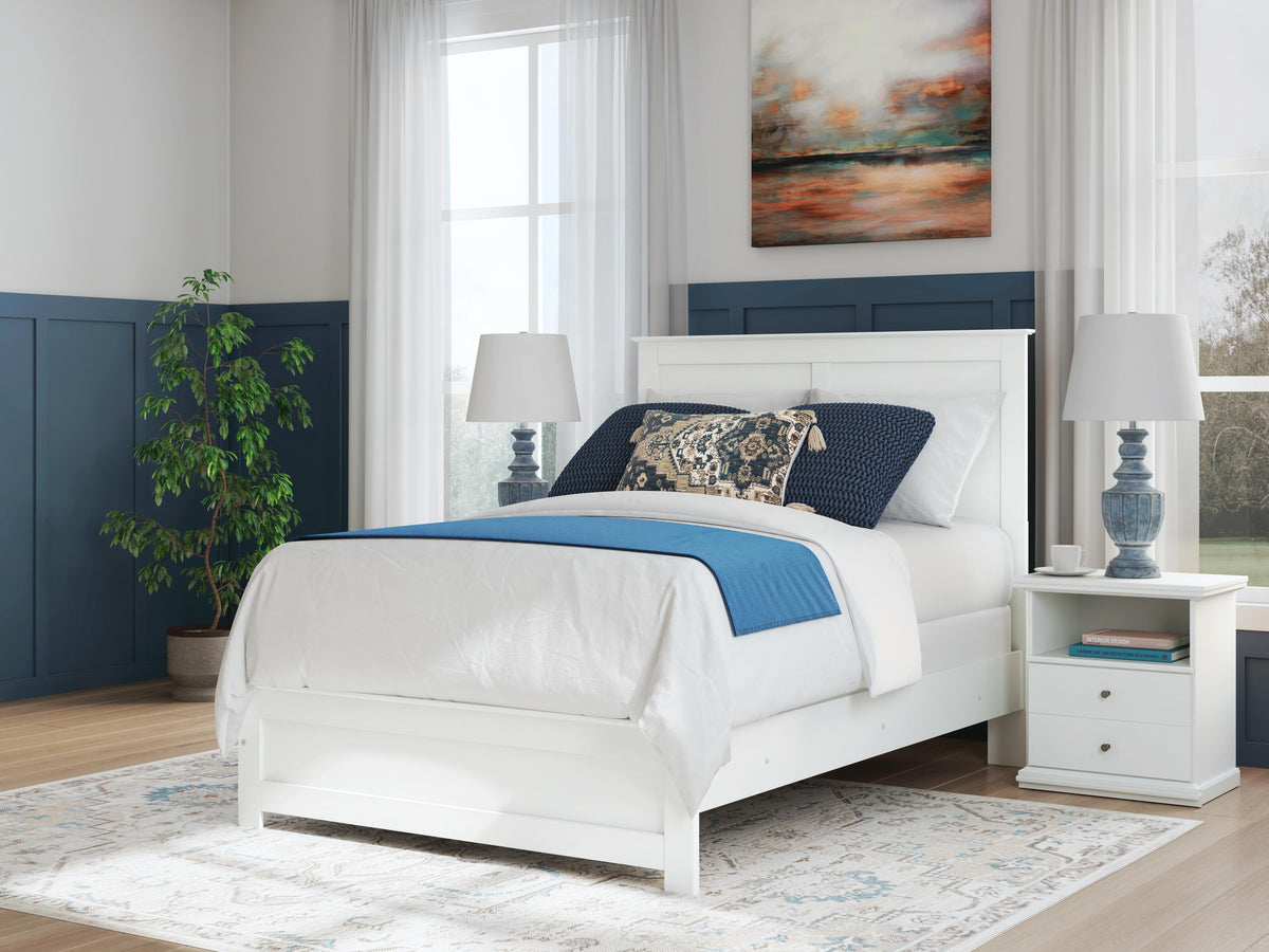 Bostwick Shoals Full Panel Bed, Dresser, Mirror, Chest, and Nightstand