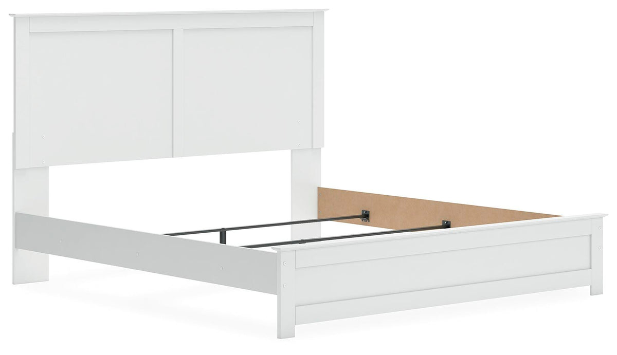 Bostwick Shoals King Panel Bed, Dresser, Mirror and 2 Nightstands