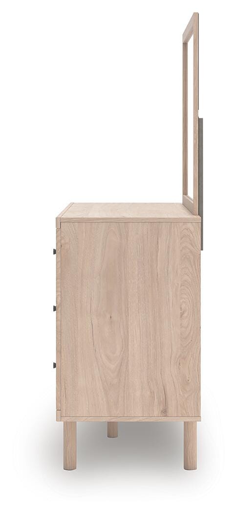 Arloster Twin Upholstered Day Bed, Dresser and Mirror
