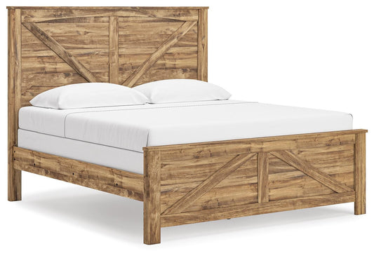 Maystonna King Crossbuck Panel Bed