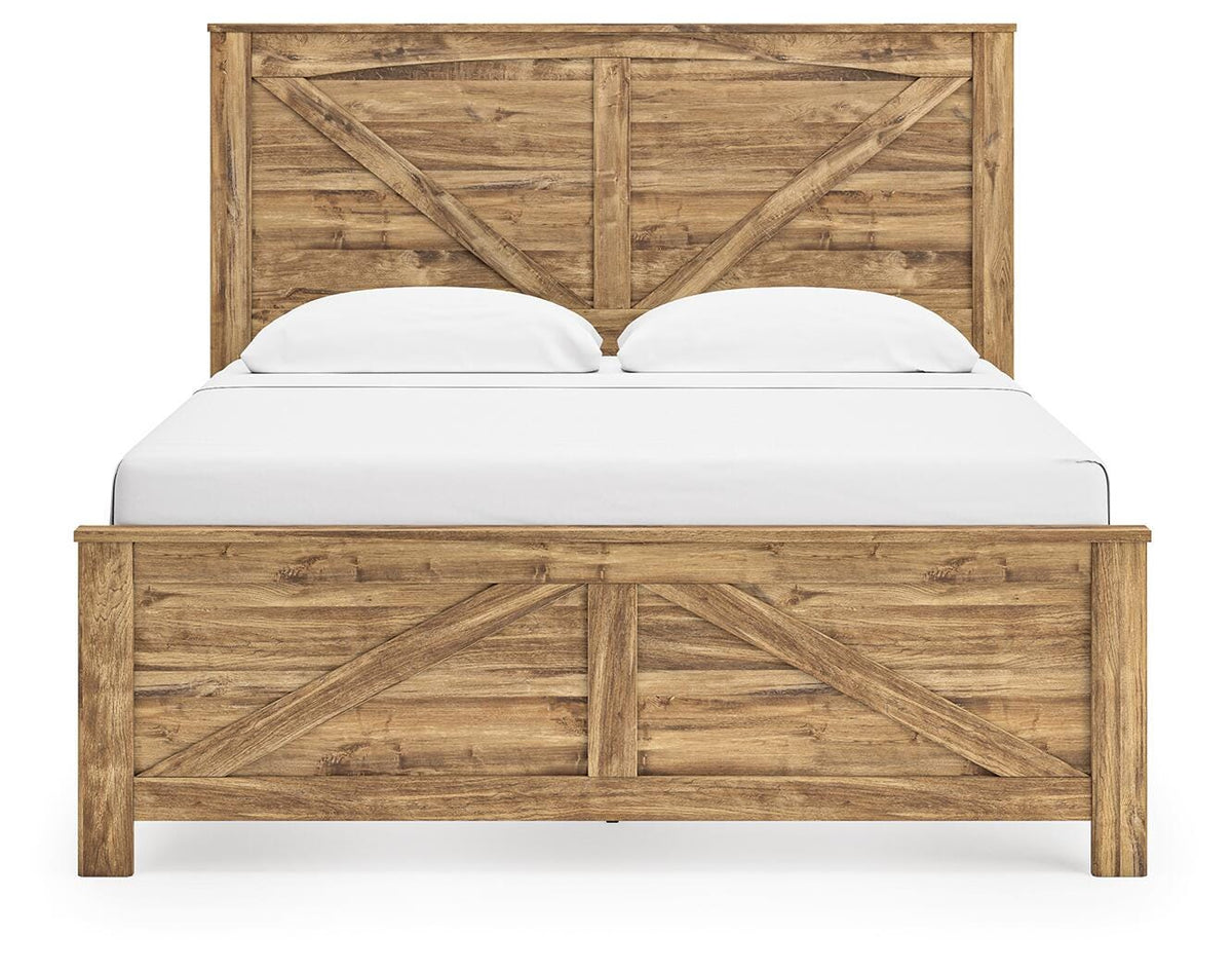 Maystonna King Crossbuck Panel Bed