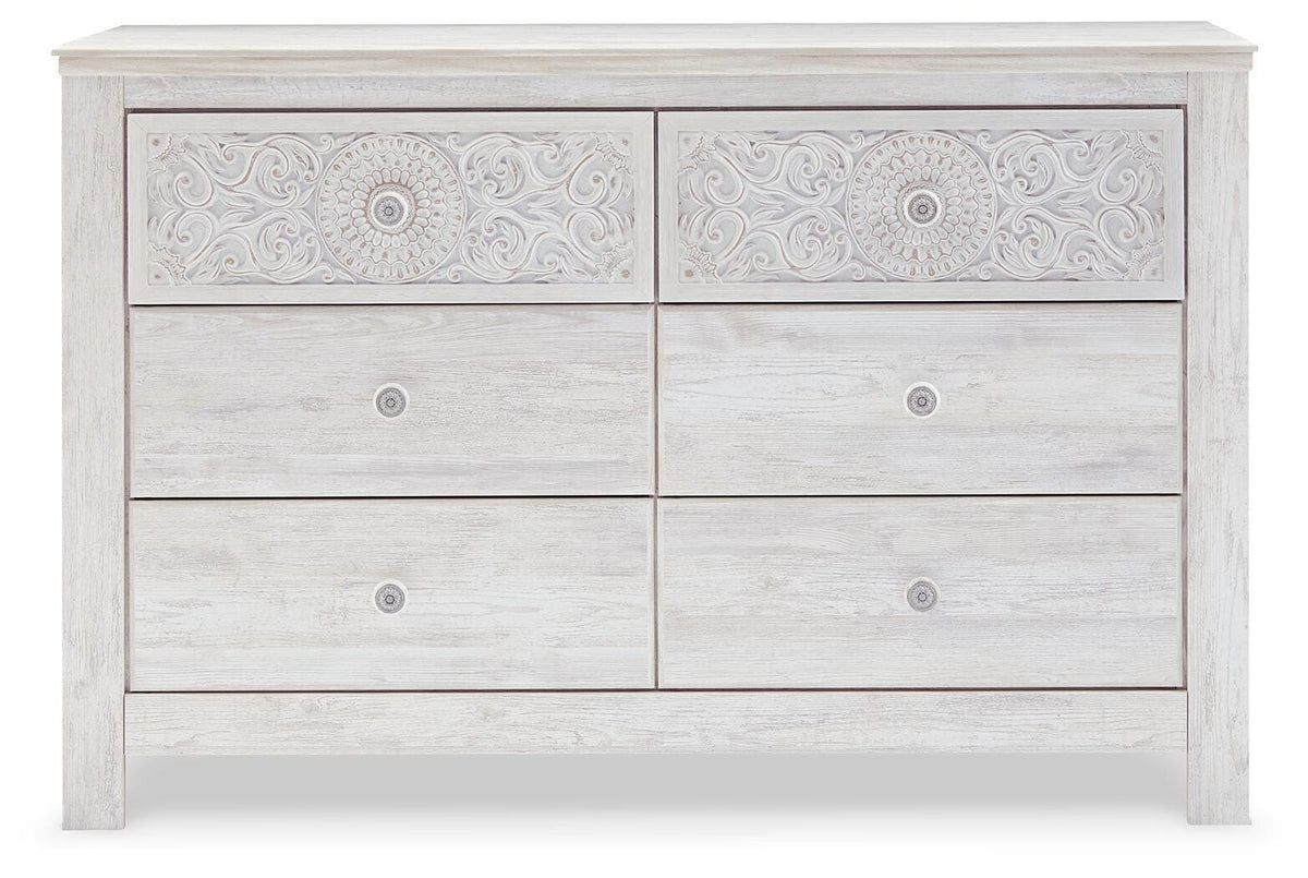 Paxberry Full Panel Bed, Dresser and Nightstand