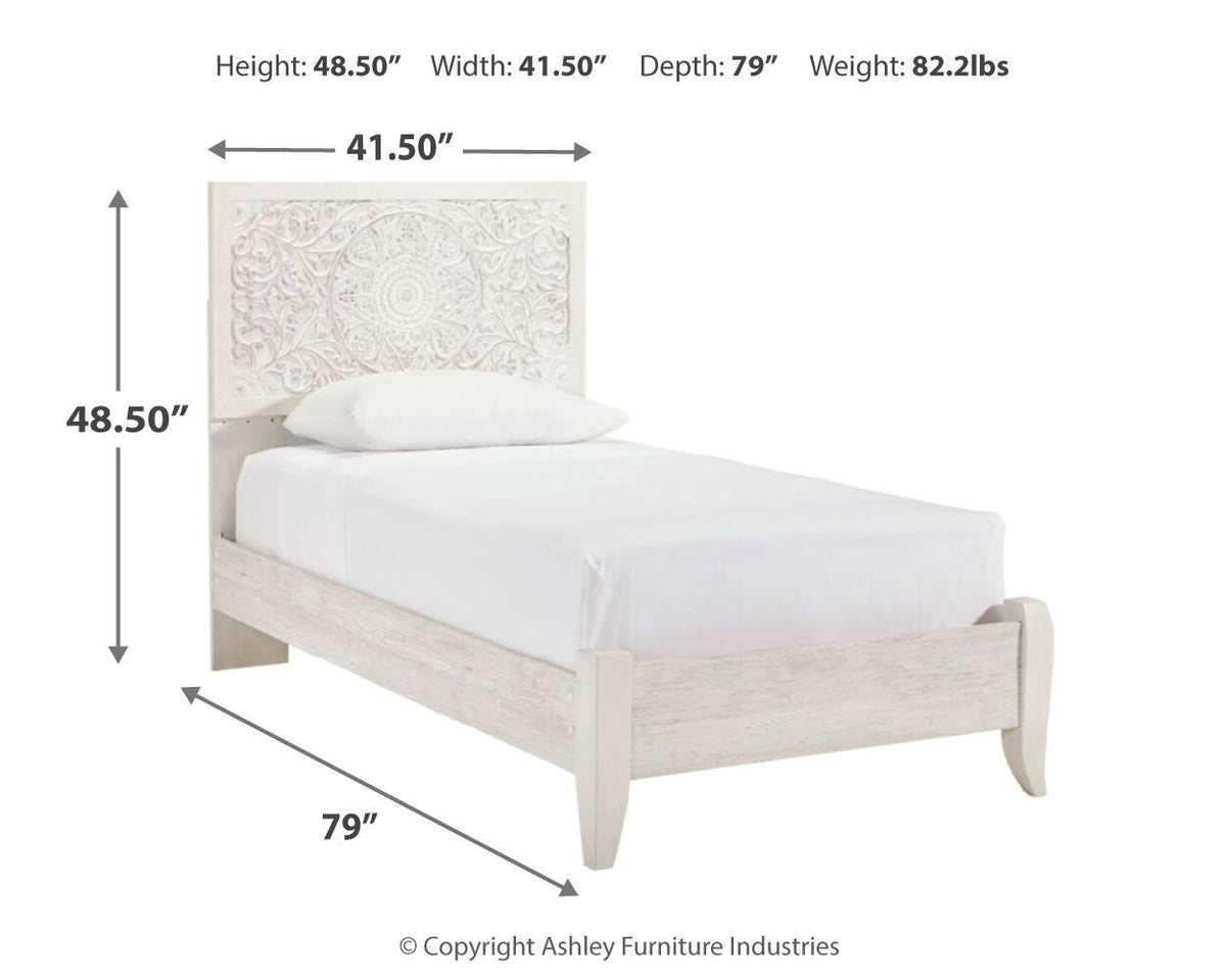 Paxberry Twin Panel Bed