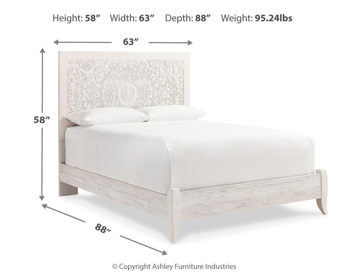 Paxberry Queen Panel Bed, Chest and Nightstand