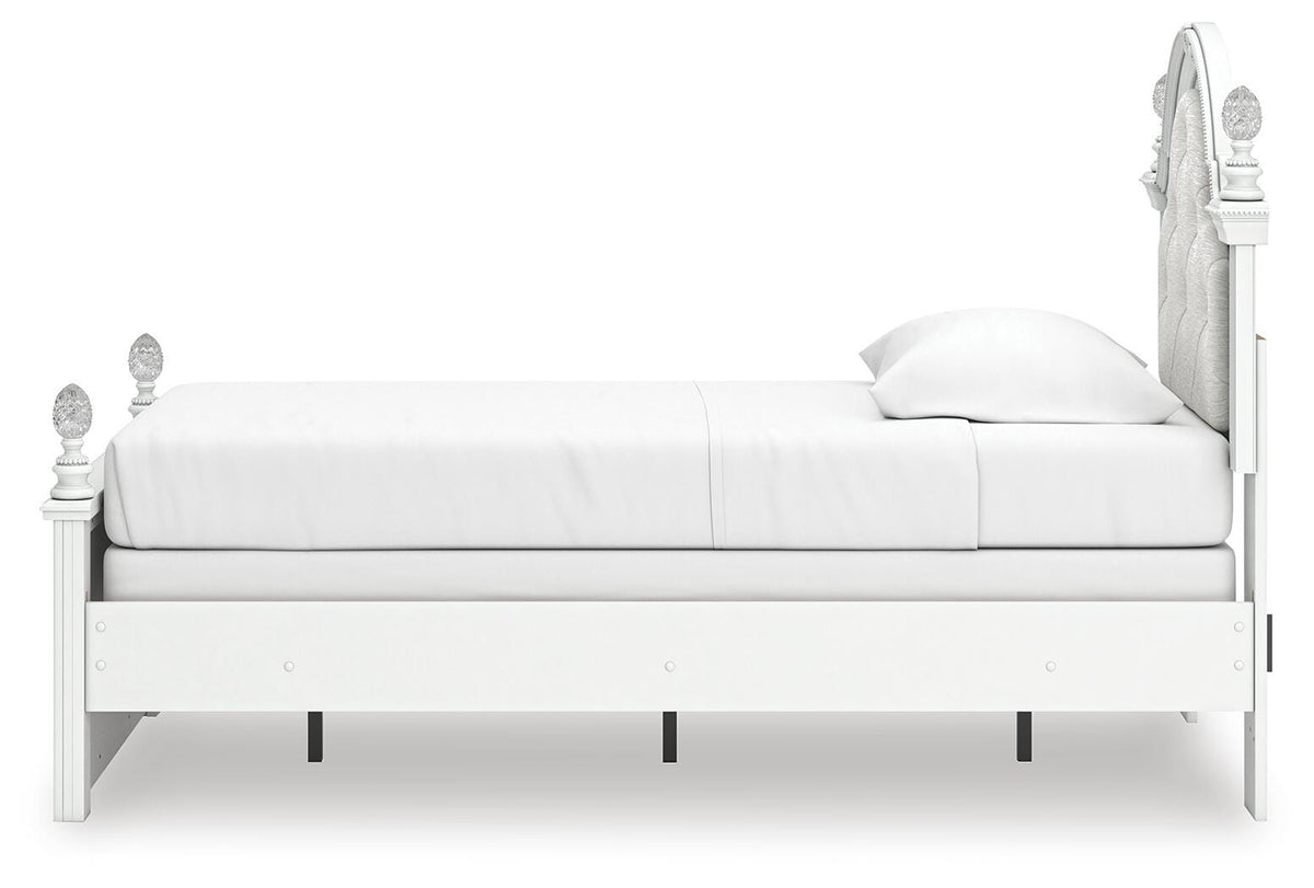 Kozlani Twin Upholstered Panel Bed
