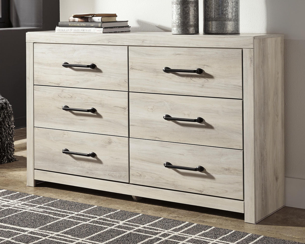 Cambeck Queen Panel Storage Bed, Dresser and Nightstand