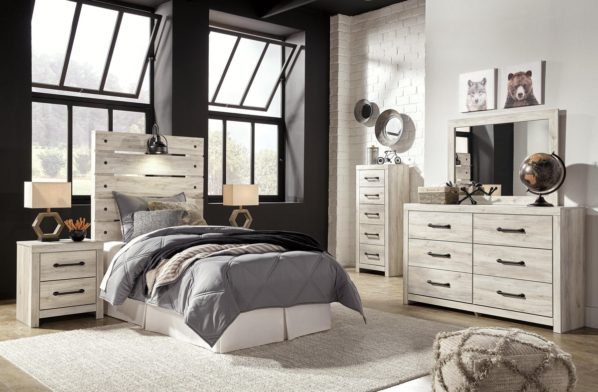 Cambeck Queen Panel Storage Bed, Dresser, Chest and 2 Nightstands