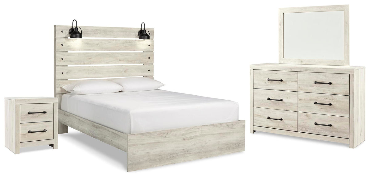 Cambeck Queen Panel Bed, Dresser, Mirror and Nightstand