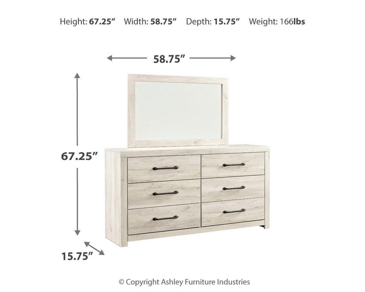 Cambeck Queen Panel Headboard, Dresser, Mirror, Chest and Nightstand