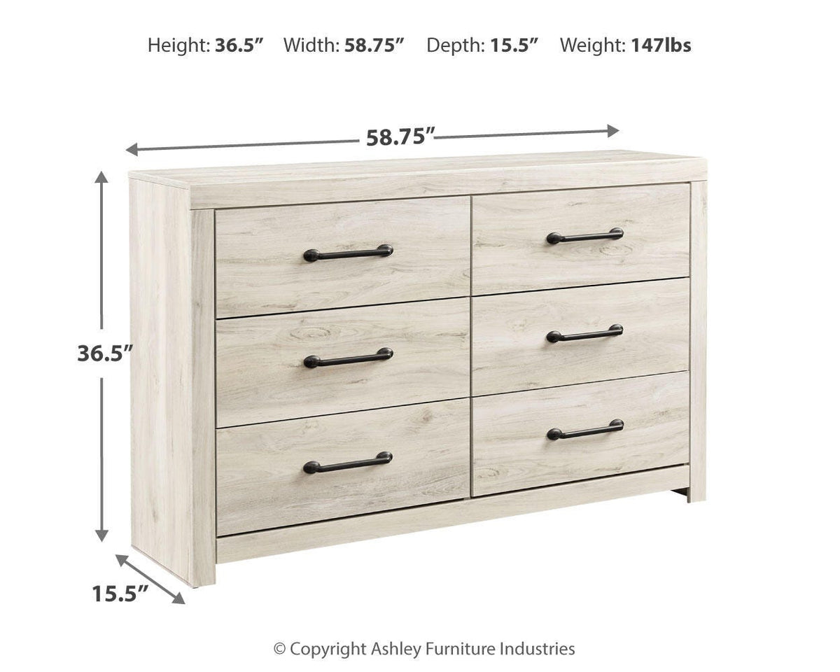 Cambeck Queen Panel Storage Bed, Dresser and Nightstand