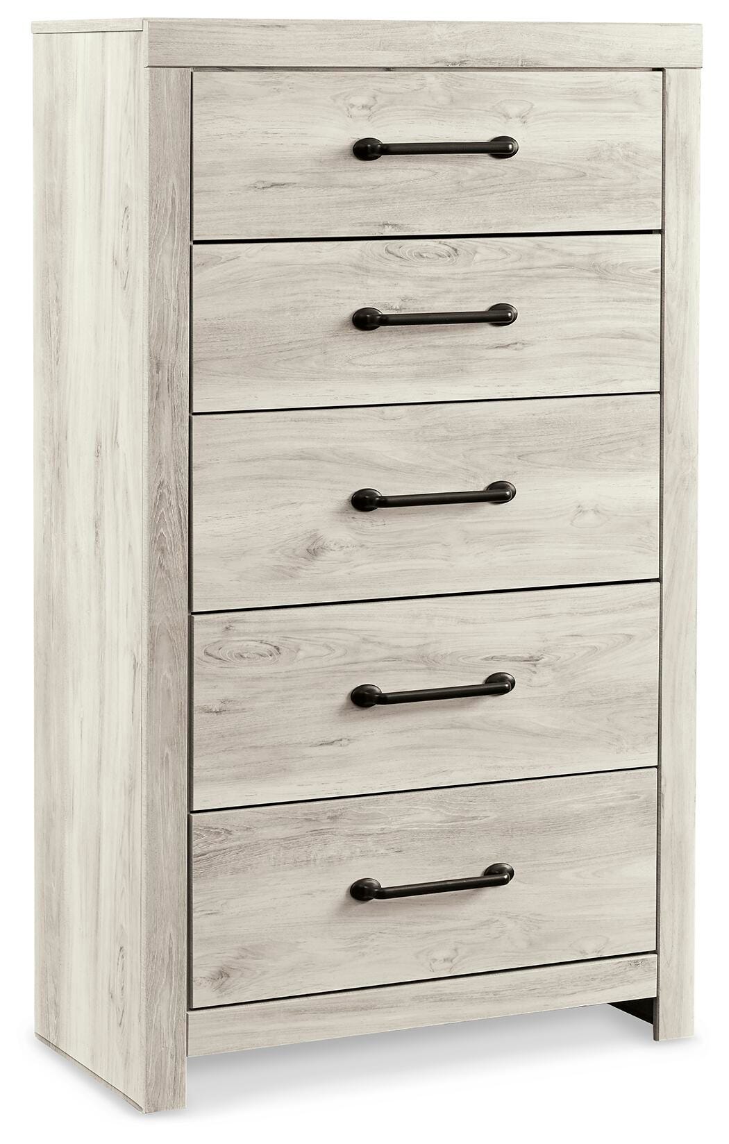 Cambeck Queen Panel Bed with Storage, Chest and Nightstand