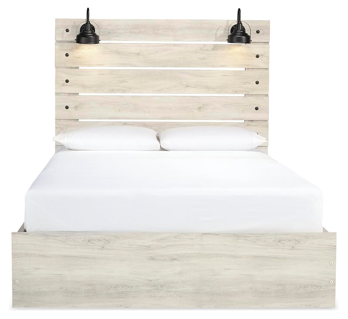 Cambeck Queen Panel Bed with 2 Storage Drawers