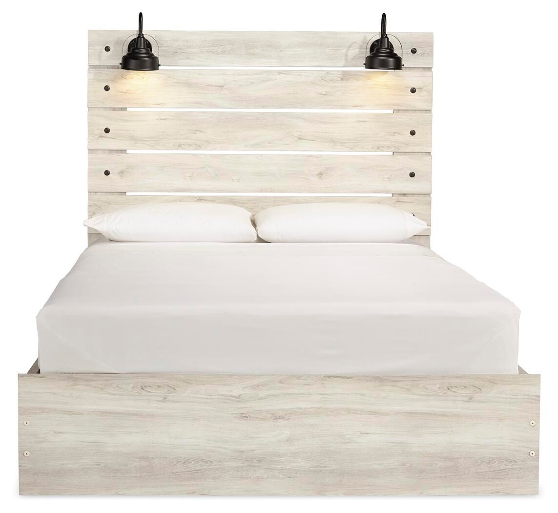 Cambeck Queen Panel Bed with Storage and Dresser