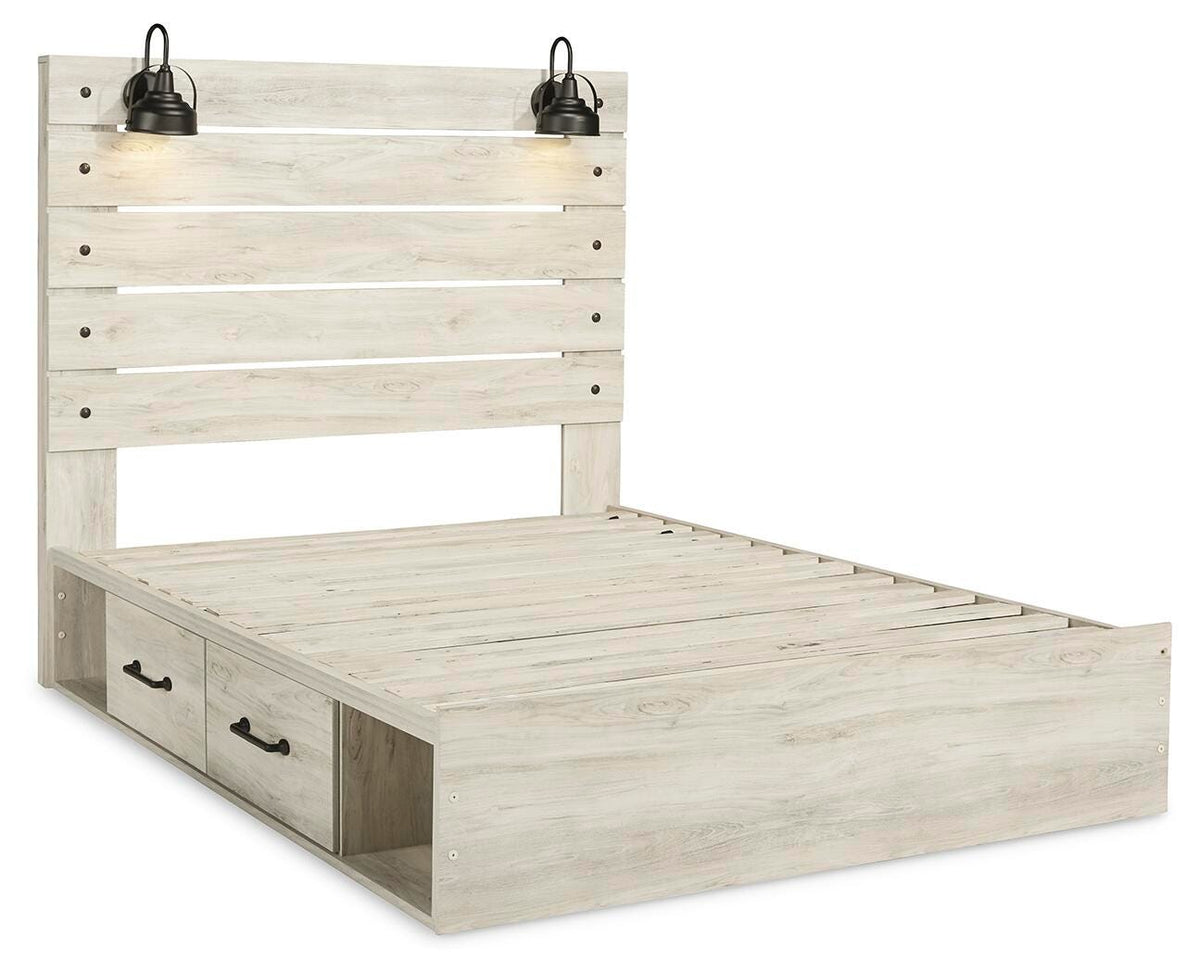 Cambeck Queen Storage Bed, Chest and 2 Nightstands