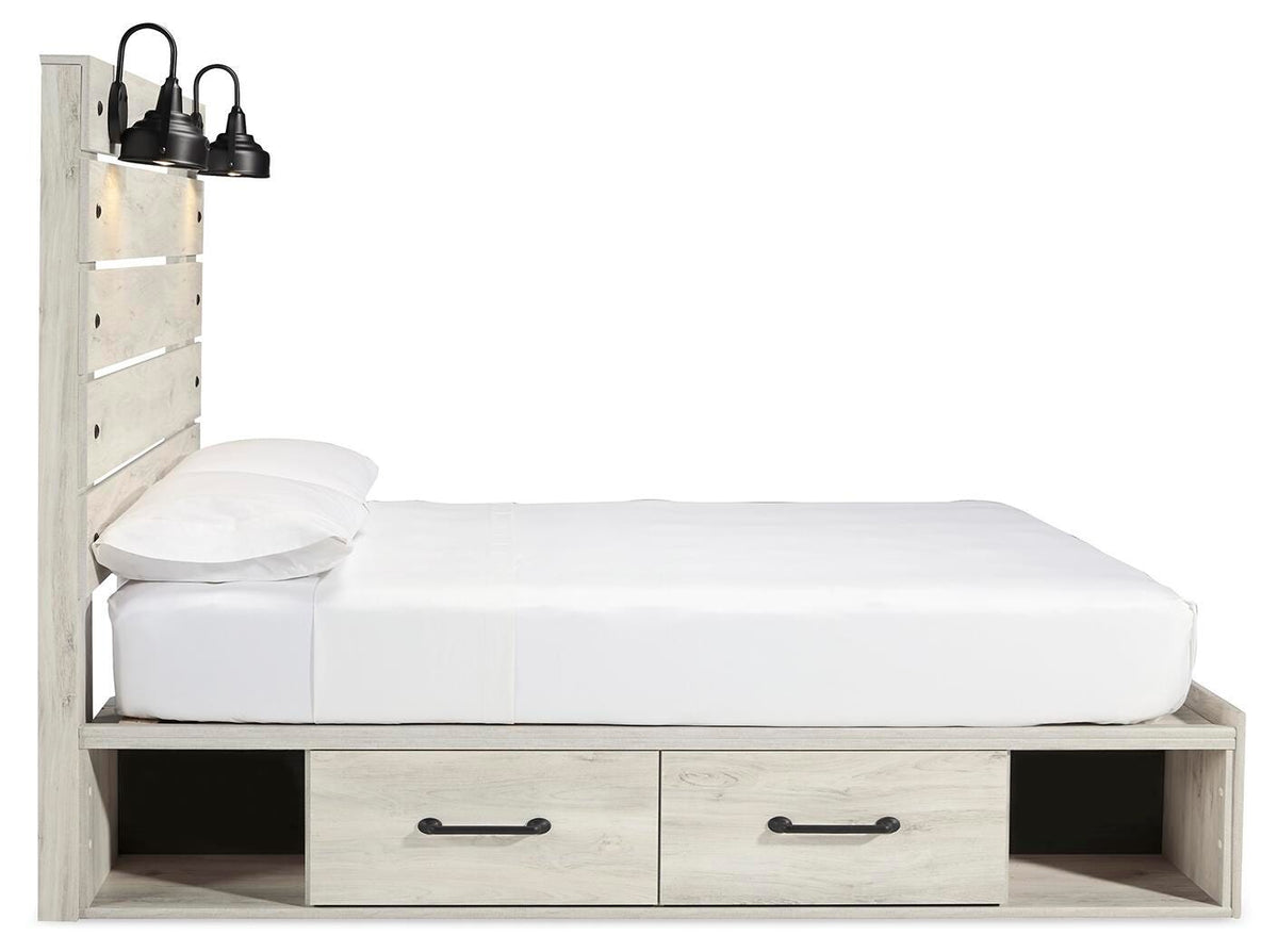 Cambeck Queen Panel Bed with Storage, Dresser and 2 Nightstands