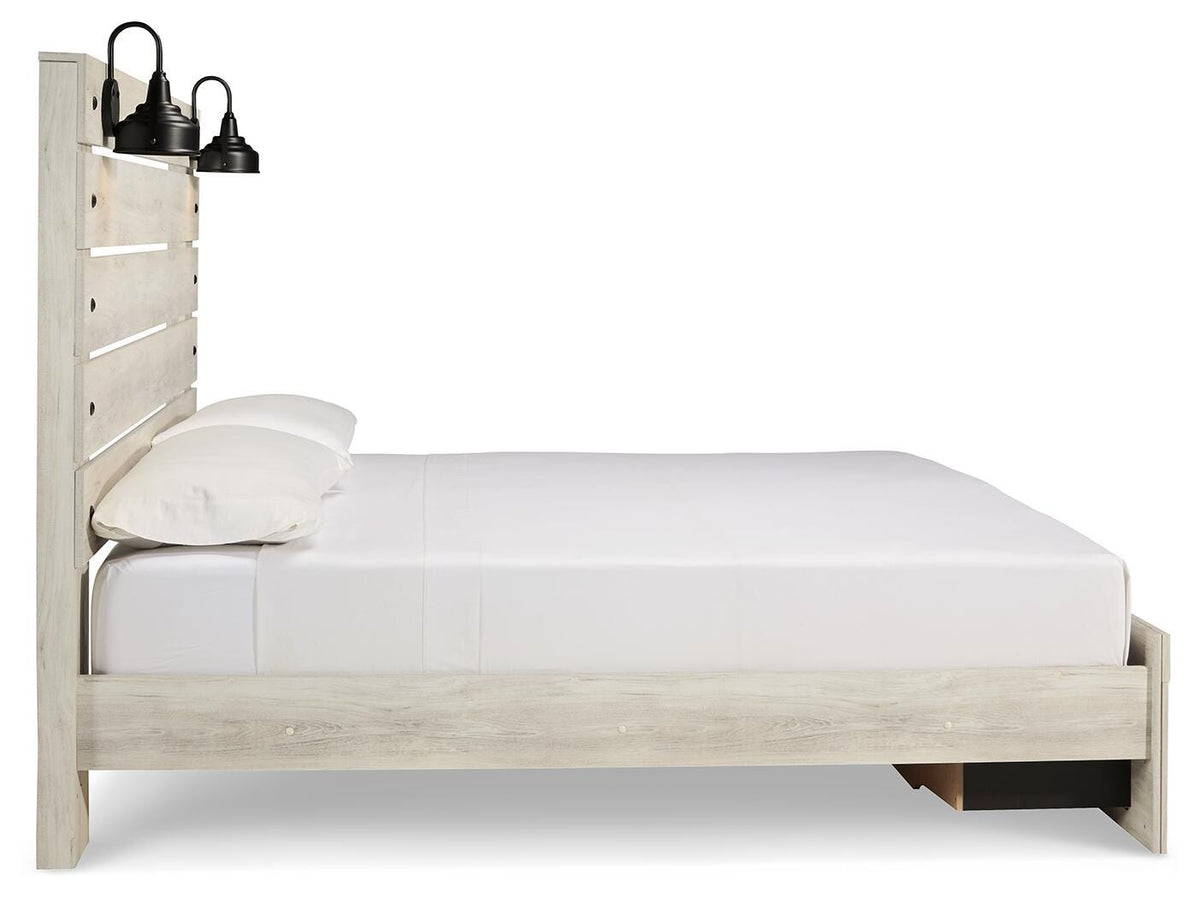 Cambeck King Storage Bed, 2 Dressers, Mirror, and 2 Nightstands