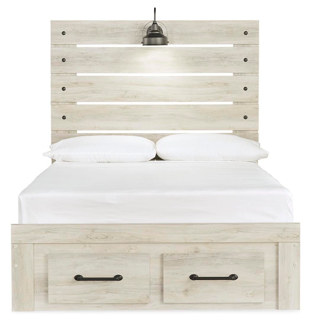 Cambeck Full Storage Bed, Dresser and Mirror