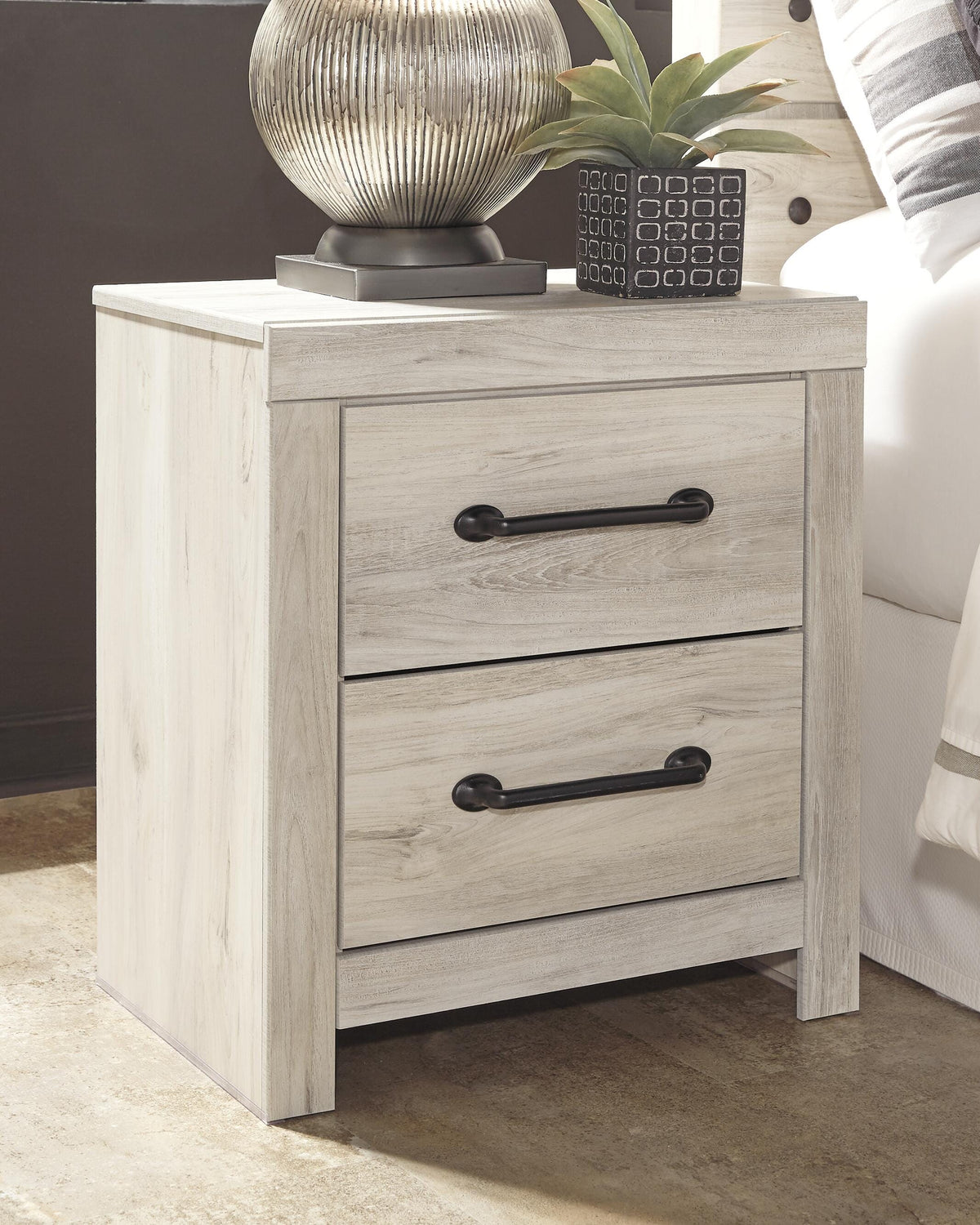 Cambeck King Panel Bed with Storage, Dresser, Mirror, Chest and 2 Nightstands