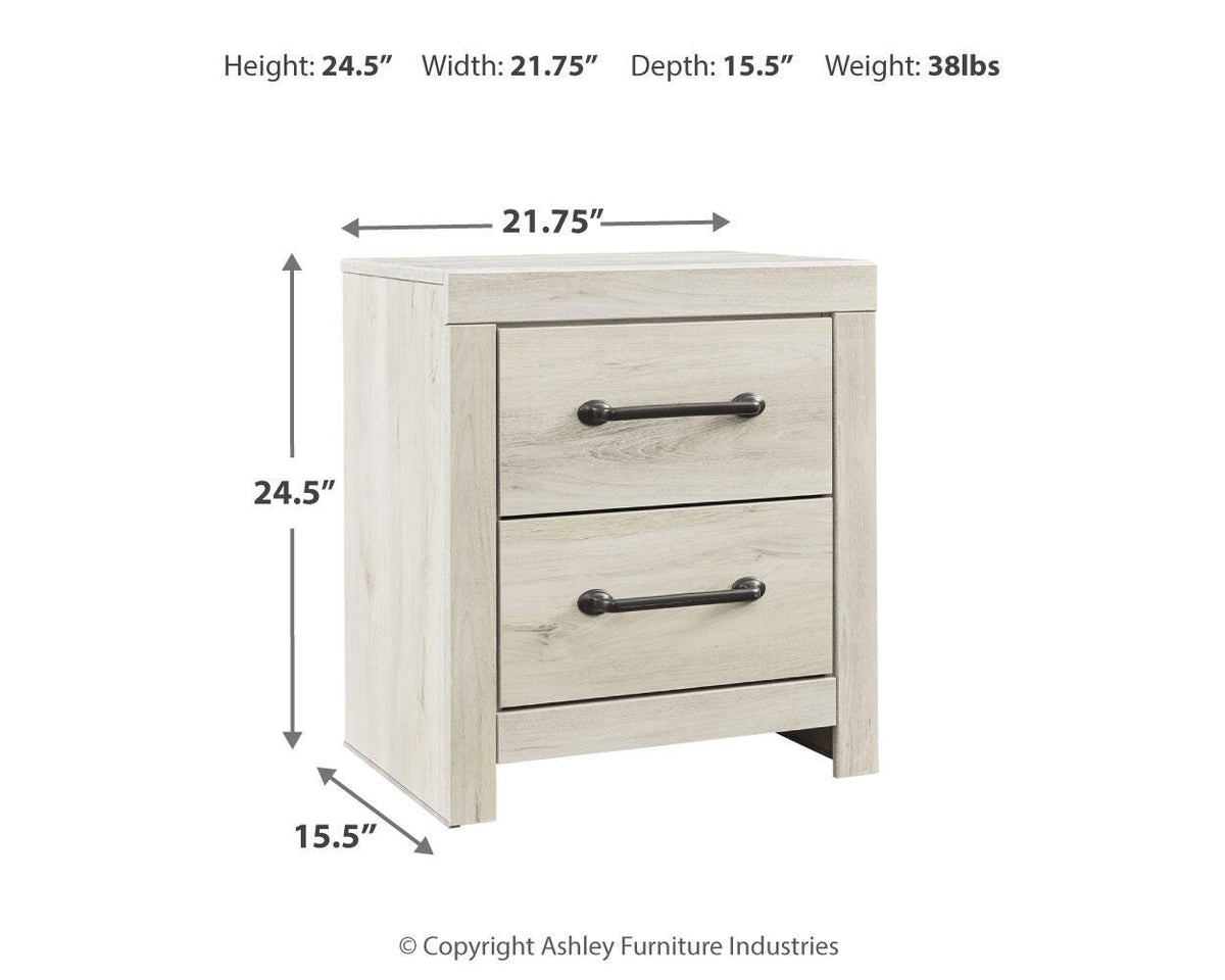 Cambeck Full Panel Storage Bed, Dresser, Mirror and Nightstand
