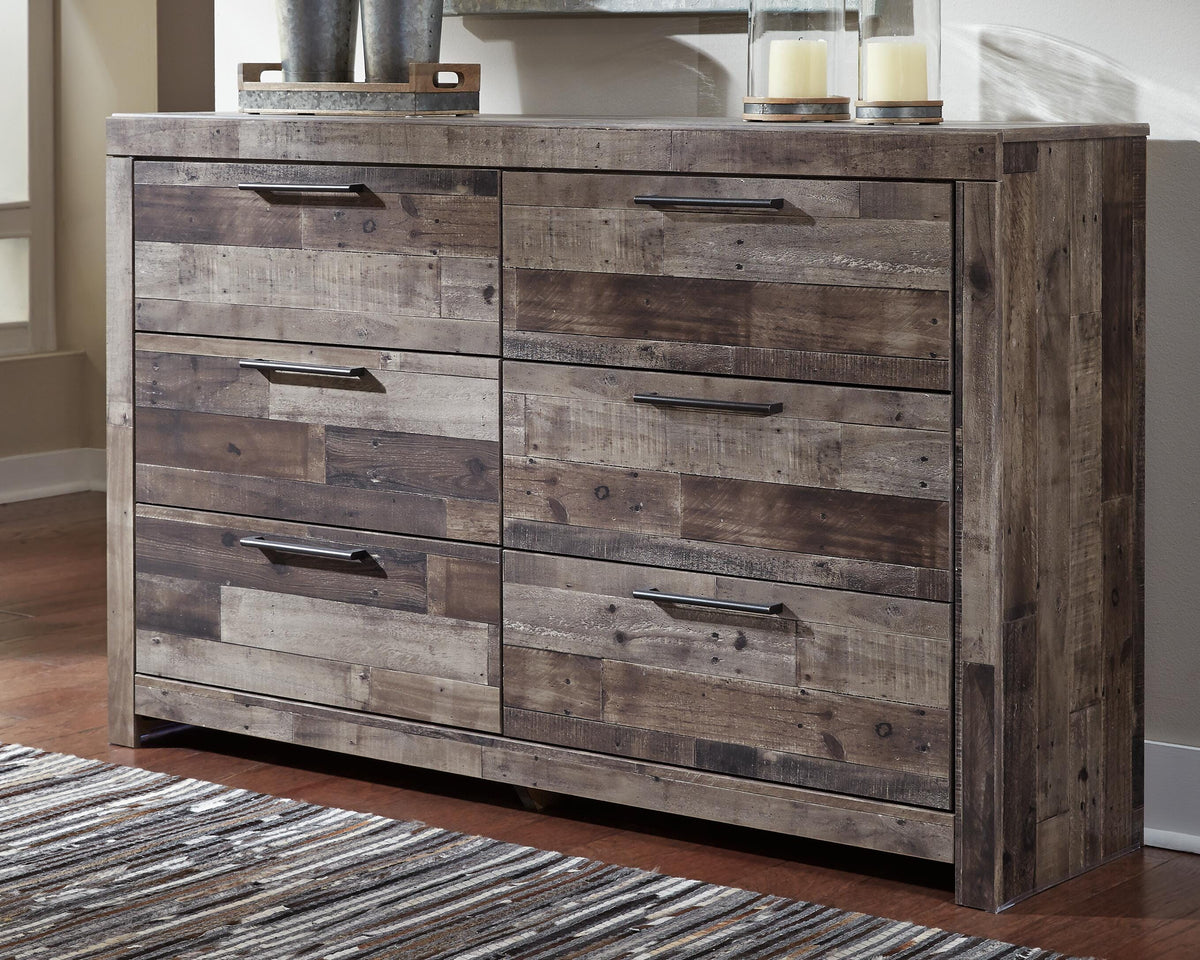 Derekson Queen Panel Headboard, Dresser, Chest and Nightstand