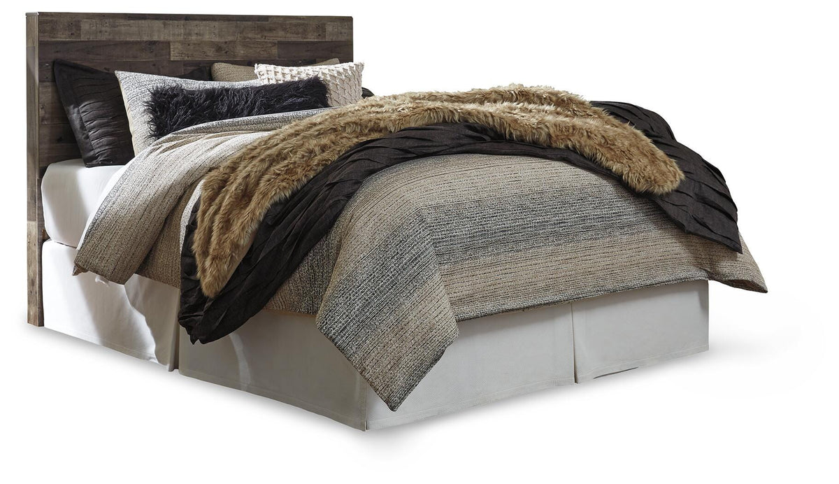 Derekson Queen Panel Headboard, Dresser, Mirror and Nightstand