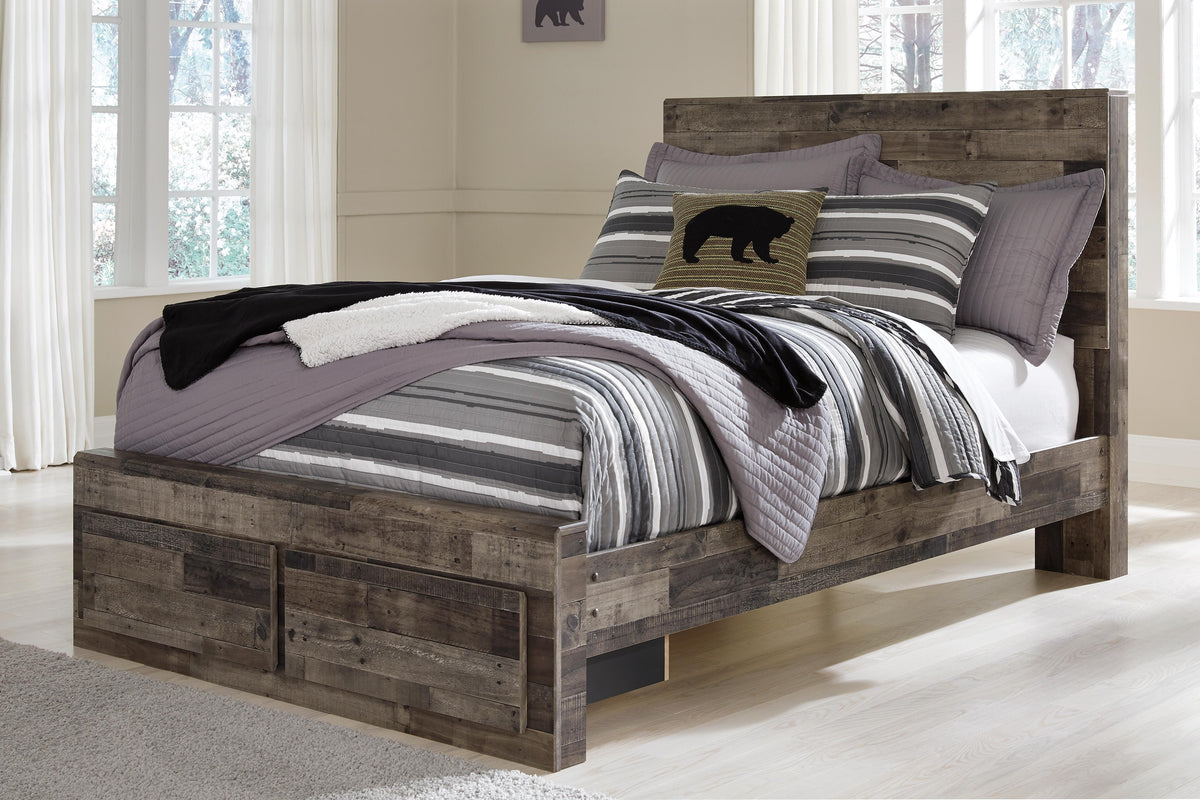 Derekson Full Panel Storage Bed and Dresser