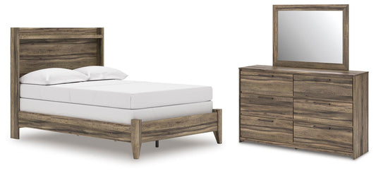 Elbrim Full Panel Bed, Dresser and Mirror