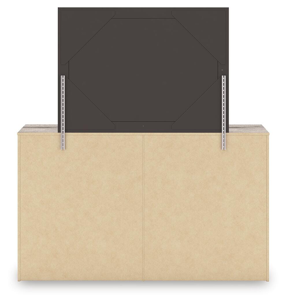 Elbrim King Panel Bed, Dresser, Mirror and 2 Nightstands