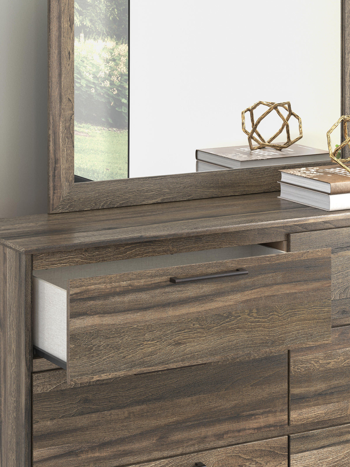 Elbrim Queen Panel Bed, Dresser and Mirror