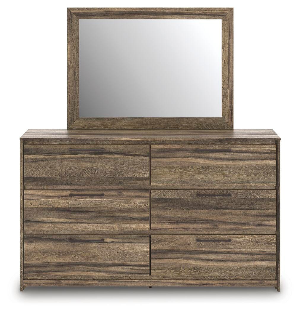 Elbrim Queen Panel Bed, Dresser and Mirror