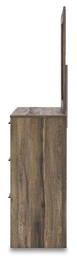 Elbrim King Panel Bed, Dresser, Mirror and 2 Nightstands