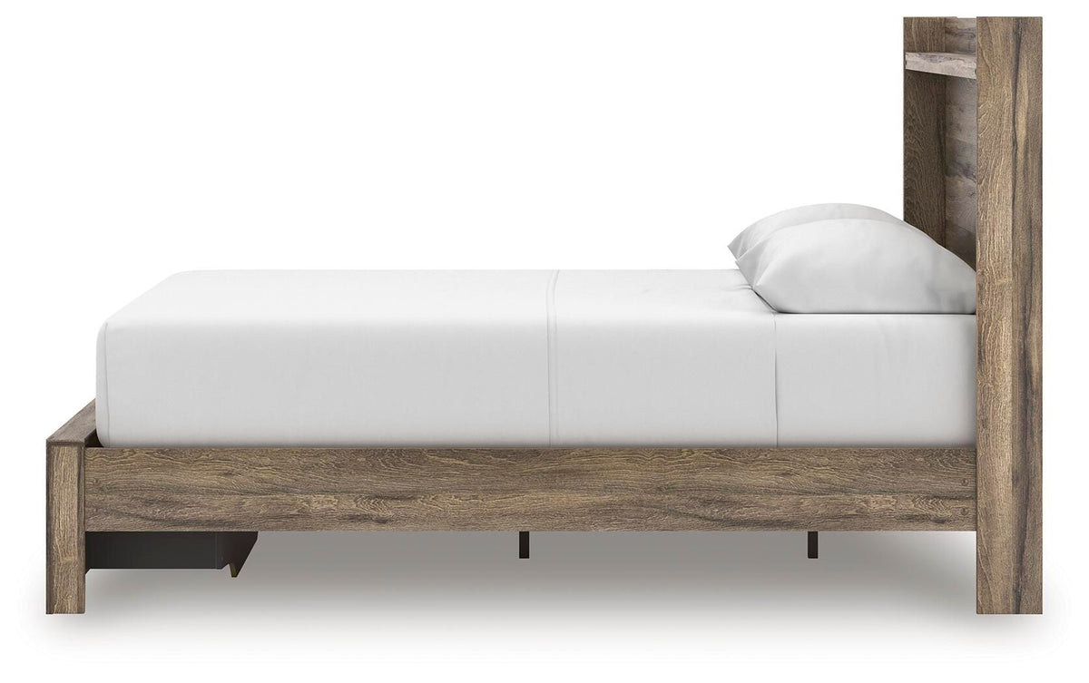 Elbrim Queen Panel Storage Bed, Dresser and Nightstand