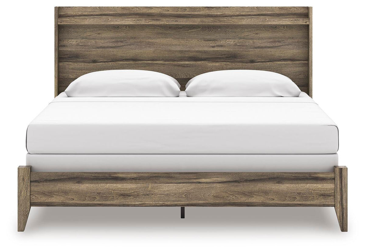 Elbrim King Panel Bed, Dresser, Mirror and 2 Nightstands