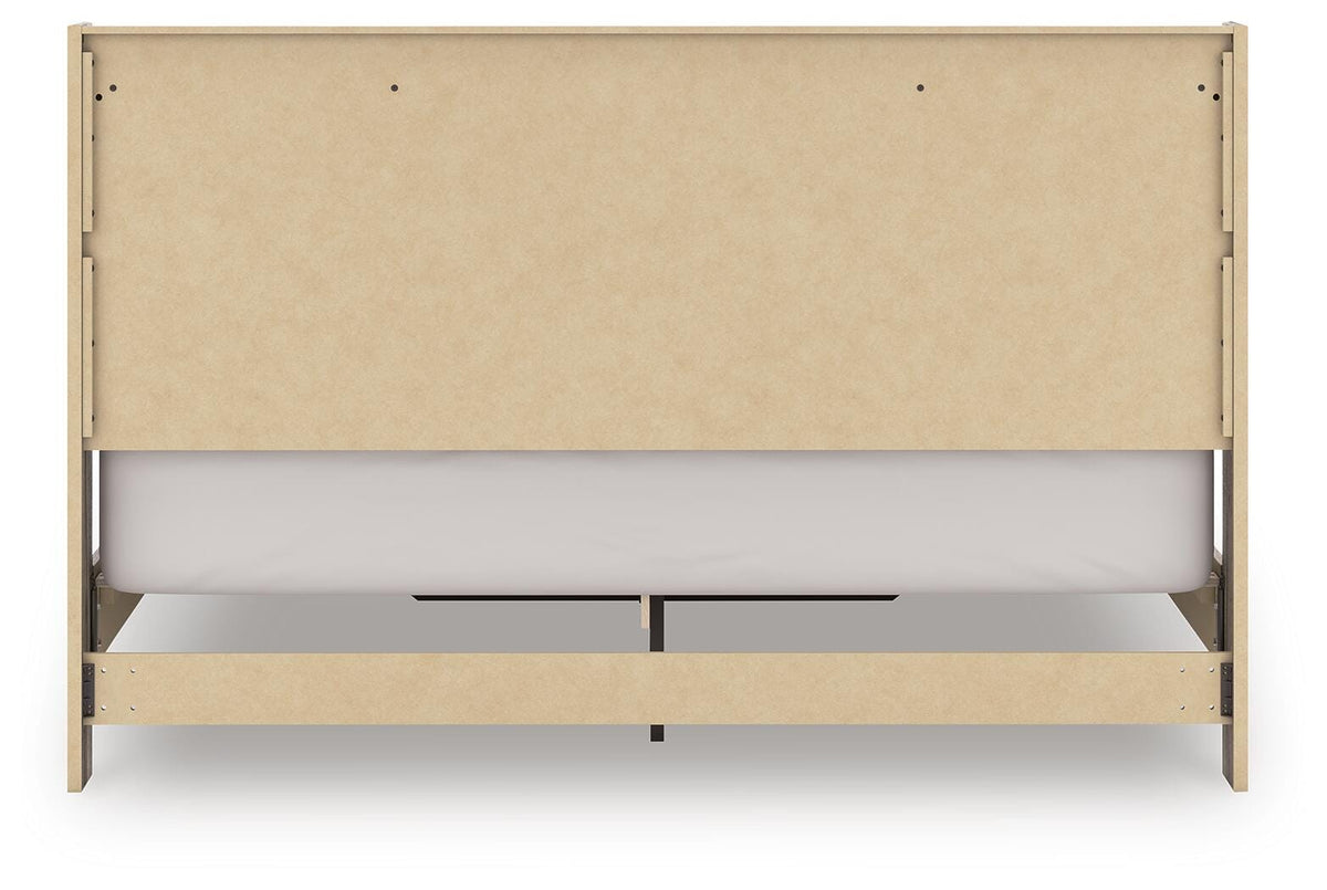 Elbrim King Panel Storage Bed, Chest and Nightstand