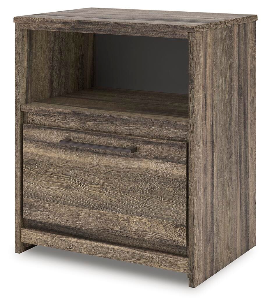Elbrim Full Storage Bed, Dresser and Nightstand
