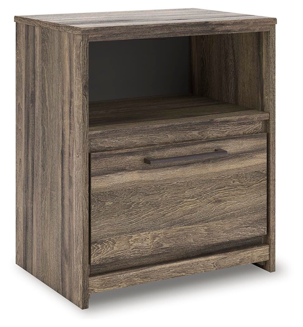 Elbrim King Panel Bed, Dresser, Mirror and 2 Nightstands