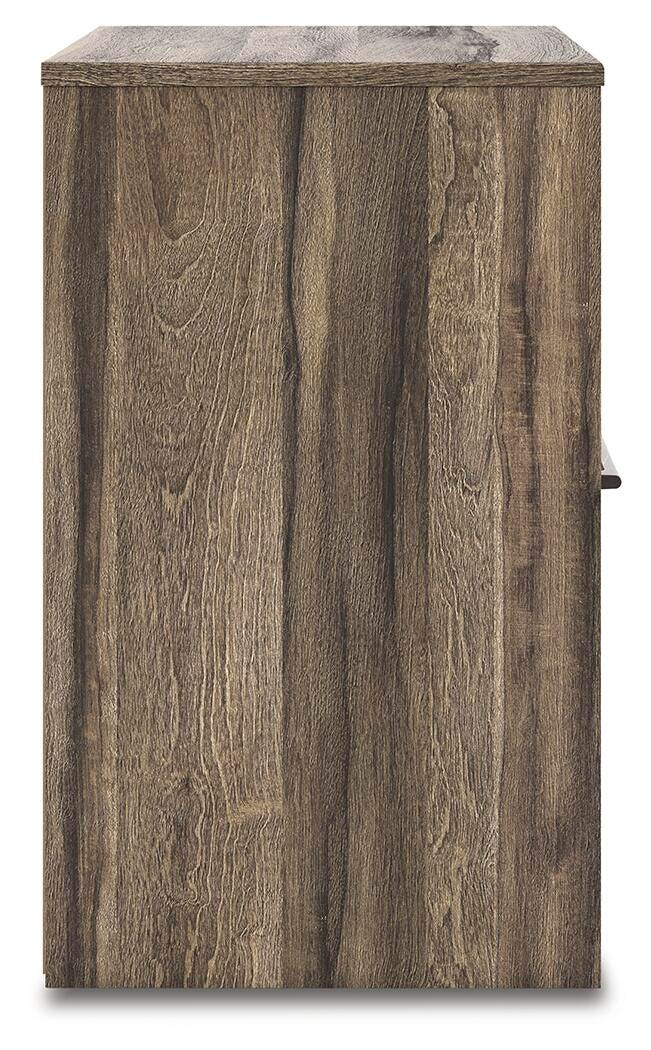 Elbrim Queen Panel Storage Bed, Dresser and Nightstand