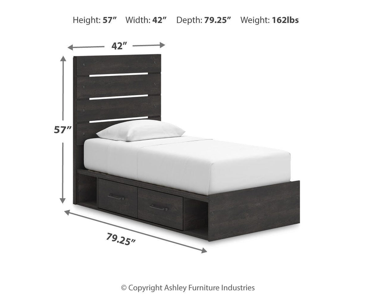 Hollivern Twin Panel Storage Bed