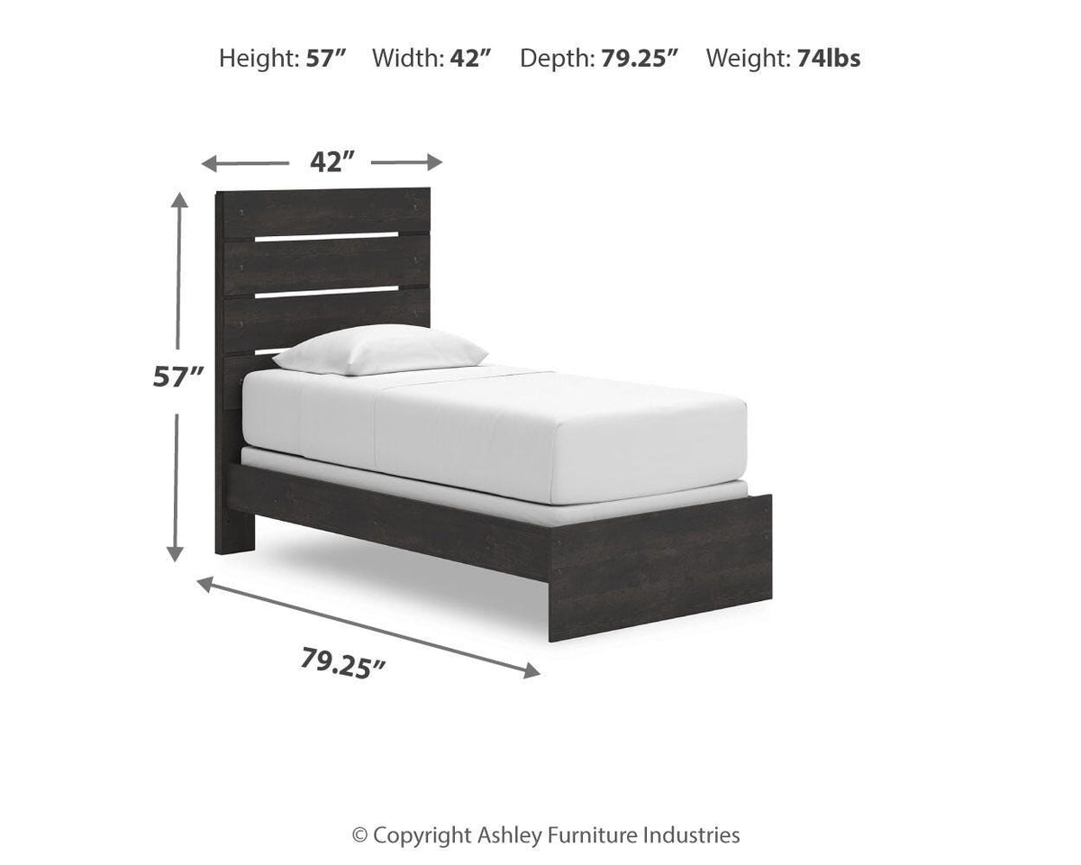 Hollivern Twin Panel Bed