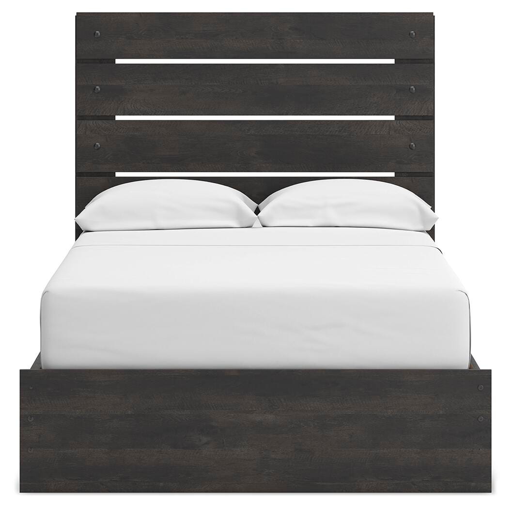 Hollivern Full Panel Bed with Storage
