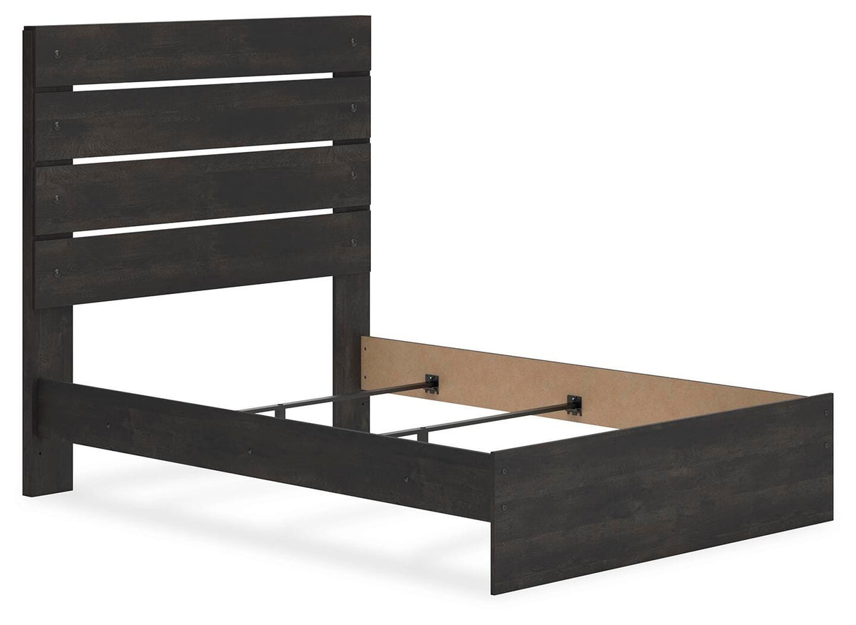 Hollivern Full Panel Bed, Dresser and Mirror