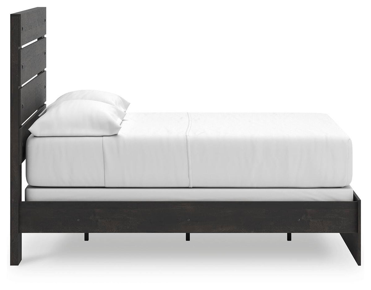 Hollivern Full Panel Bed, Dresser and Mirror
