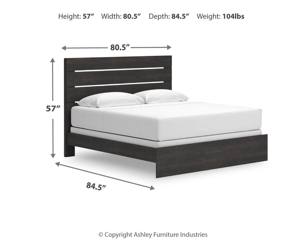 Hollivern King Panel Bed