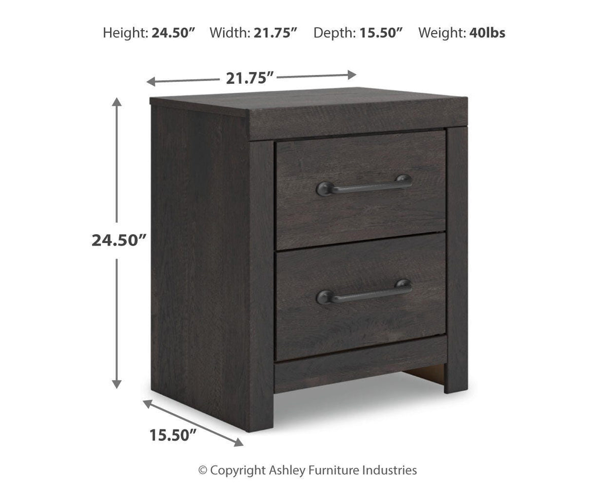 Hollivern Queen Panel Bed, Dresser, Mirror and Nightstand