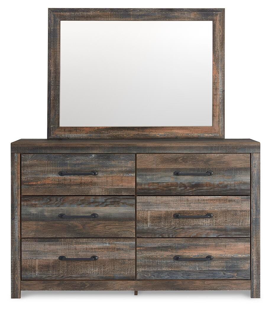 Drystan Queen Panel Bed, 2 Dressers, Mirror and 2 Nightstands