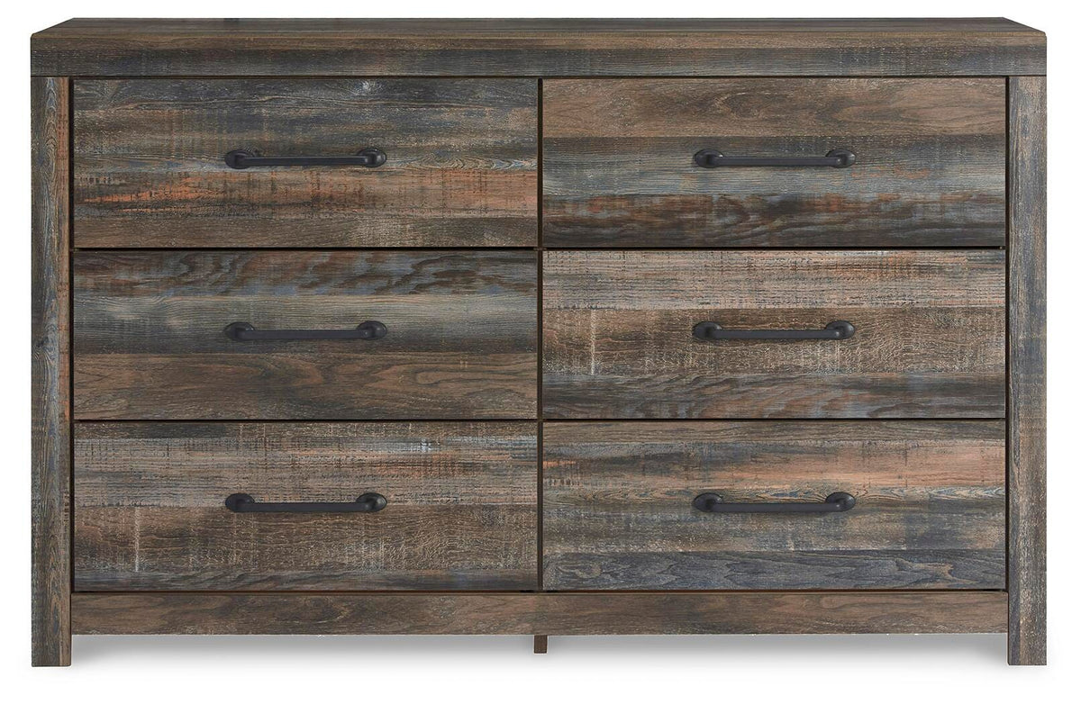 Drystan Queen Bookcase Bed, Dresser and Chest