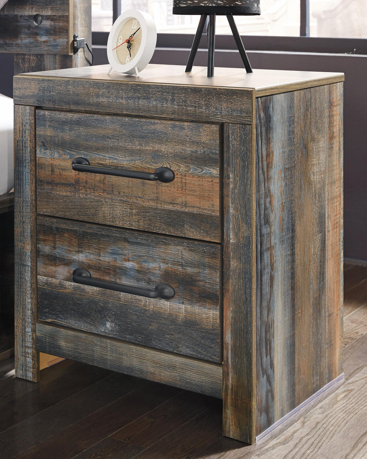 Drystan King Bookcase Storage Bed, Dresser, Mirror, Chest and 2 Nightstands