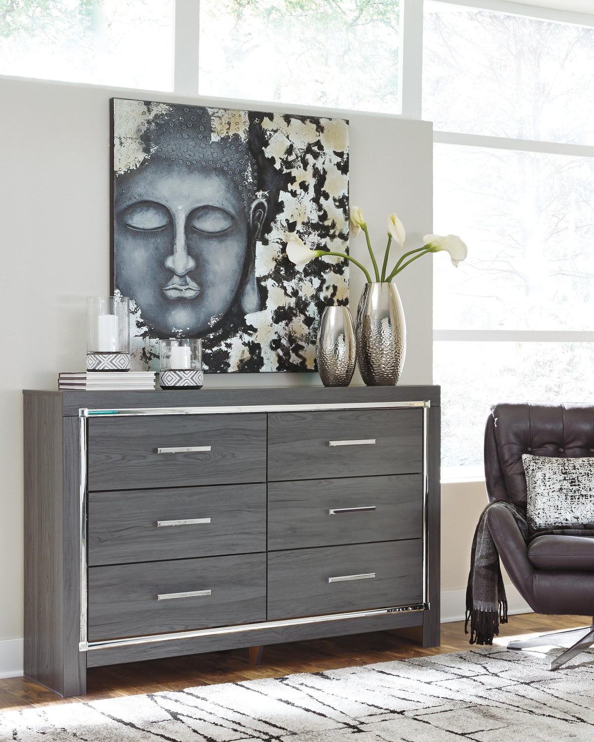 Lodanna Full Panel Storage Bed and Dresser