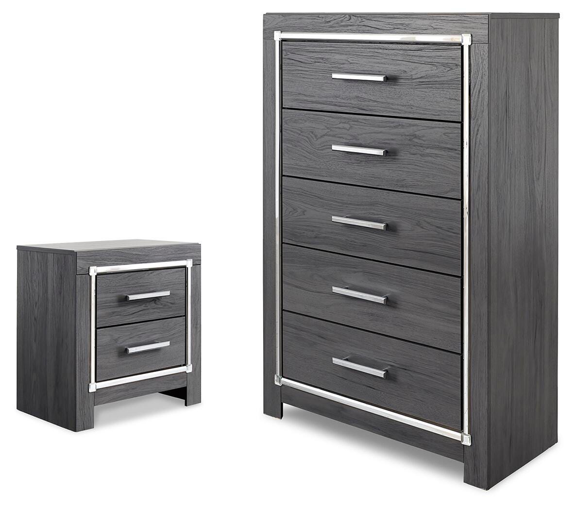 Lodanna Chest and Nightstand