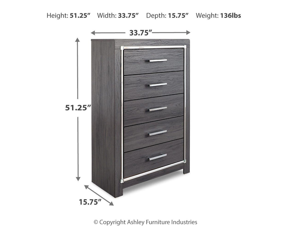 Lodanna Full Upholstered Panel Storage Bed and Chest